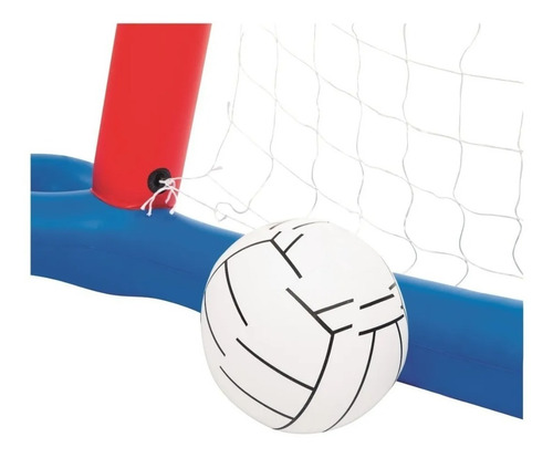 Imagen 5 de 9 de Voley Inflable Juego Con Pelota Para Pileta 52133 Bestway Ed
