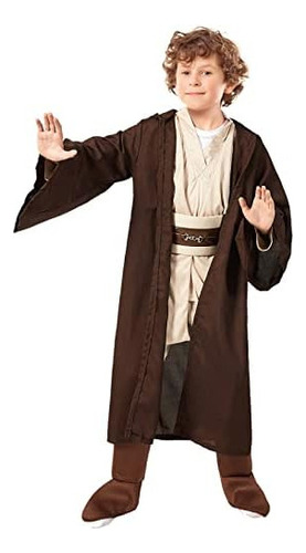 2024 Nezababycos Sw Jedi Disfraz Niños 5pcs Luke Obi Wan