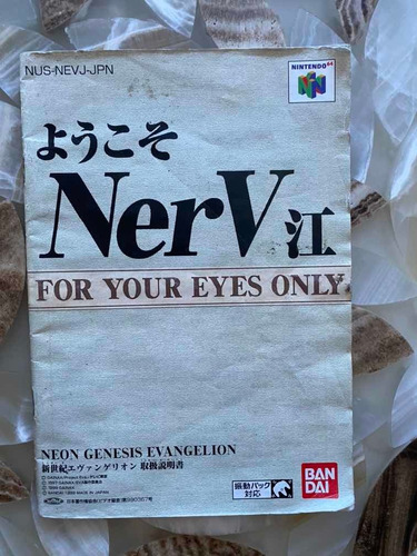 Solo Manual Evangelion Nintendo 64 N64