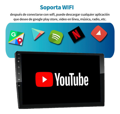 Radio De Coche De 9 Pulgadas Con Carplay 2 Gb+32 Gb Gps Wifi