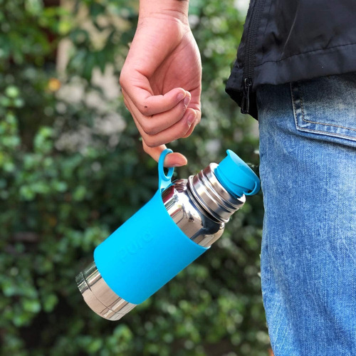 Pura Sport Funda Para Botella Aislada Y Tapa Deportiva De Si