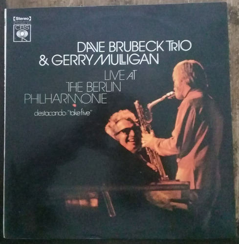 Lp Vinil (vg+) The Dave Brubeck Trio & Gerry Mulligan Ed Br