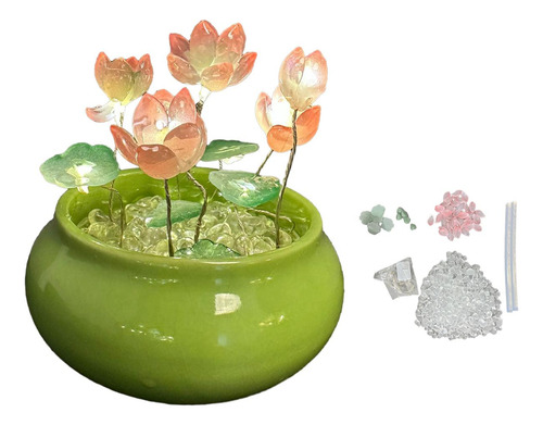 Diy Lotus Luz Nocturna Material Paquete Decoración Mini