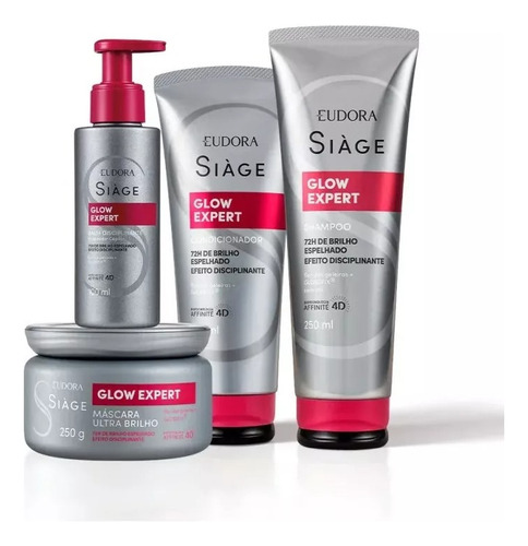 Eudora Shampoo Condicionador Mascara Síage Kit Completo