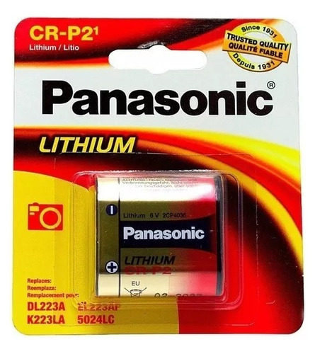 Batería Panasonic Cr-p2 De Litio - Electroimporta - 
