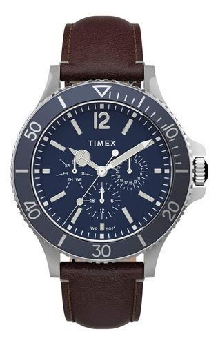Timex Reloj Harborside Multifunción De 1.693 in Para Homb