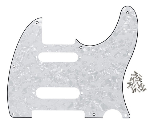 Placa Tele Pickguard Ikn 8 Agujeros, Fender Nashville Teleca