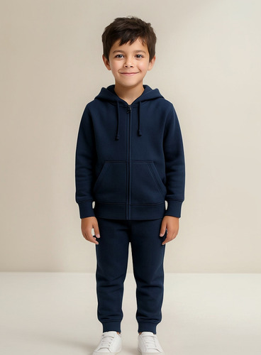 Conjunto Jogging Camperita Y Pantalón Frizado Para Niños