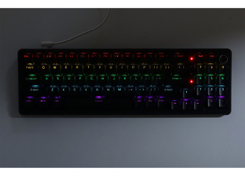 Teclado Mecânico Para Jogos 78 Teclas Rgb Retroiluminado Azu