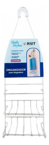 Organizador Para Regadera Baño Color Blanco Jabón Shampoo