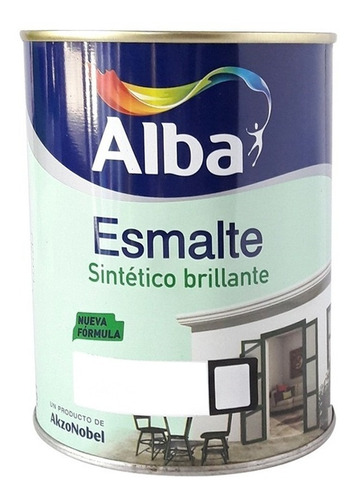 Esmalte Sintetico Alba Standard Blanco Brillante 20 Lt Migue