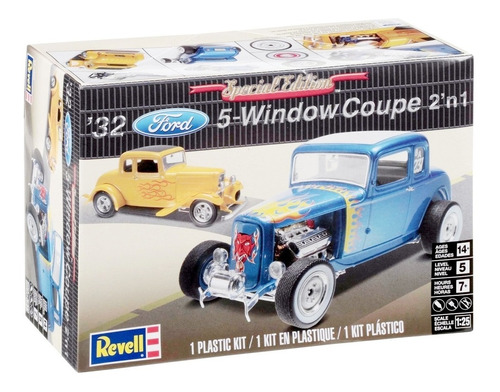 Ford 32 - 5-window Coupe - 2en1  Escala 1/25 Revell 854228