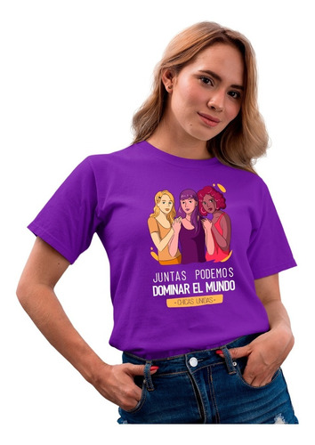 Playera Oversized - Frases Feministas - Juntas Podemos