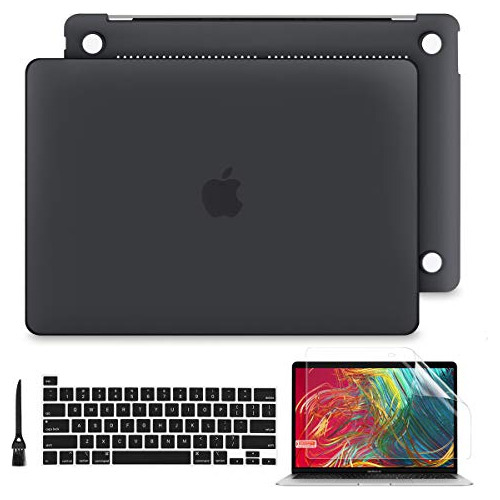 Funda Para Macbook Pro 13  Touch Bar 2020 Con Mica Negro