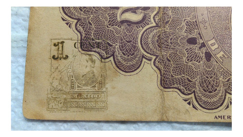 Billete El Banco Oriental De Mexico $2 Pesos 1914 (Usado)