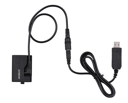 Adaptador De Acoplador De Batería Ficticia Ack-e10 5v Usb