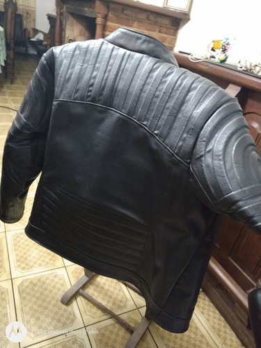 Campera Eco Cuero Motoquera Hombre