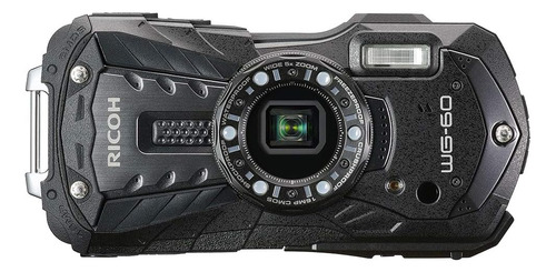 Ricoh Cámara Digital Impermeable Wg-60 Negro 45.9 Ft Withsta
