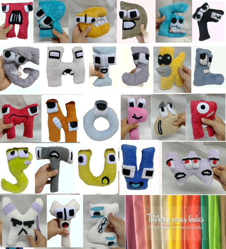 Muñeco No Peluche Alphabet Letra L Roblox Green Friend 15cm