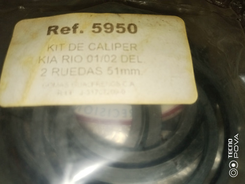 Kit De Caliper 5950 / Kia Rio  (01/02) - Delt -2 Rueda-51mm