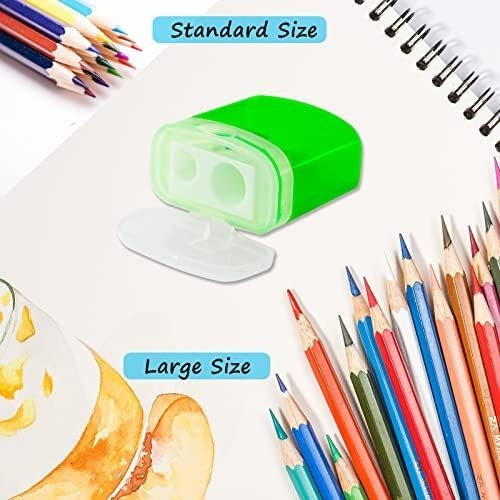 Sacapuntas De Doble Orificio - Sacapuntas Manual De 24 Pieza
