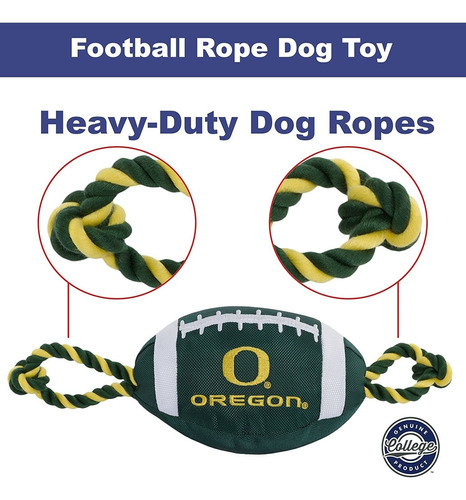 Pets First Ncaa Oregon Ducks - Juguete De Fútbol Para Perro,