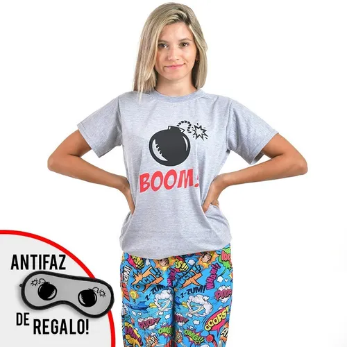 Móvil flor jardín Conjunto Pijama Largo Comic Hombre, Mujer, Niños