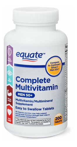 Multivitaminico Para Hombre 50 + Eq - Unidad a $650