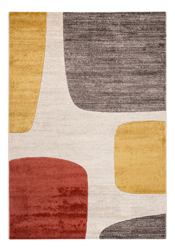 Alfombra Orleans 133x190 E0900 Brown Cream Ancho 133 cm Largo 190 cm