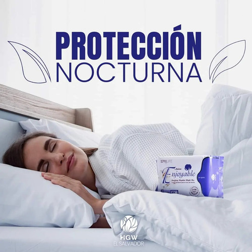 Toallas Femeninas Hgw Enjoyable Noche 8 Unidades