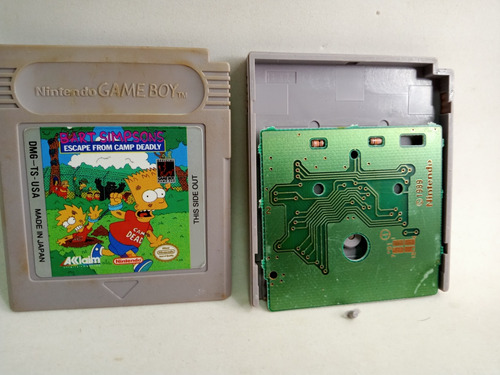 Bart Simpson Escape From Camp Deadly Game Boy Clasico Origin (Reacondicionado)