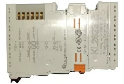 Bus Terminal 2-channel Relay Output  Beckhoff Kl2622 - 0000 