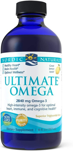 Ultimate Omega Líq. Limón 2840 Mg 237 Ml | Nordic Naturals