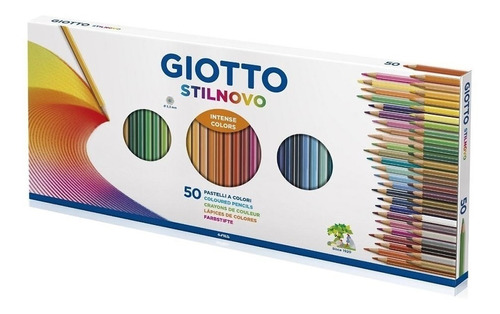 Caja De Lapices De Color Giotto Stilnovo X 50