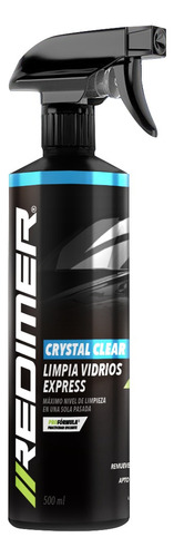 Limpia Vidrios Crystal Clear - Redimer  - 500 Ml  Auto