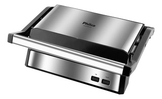 Sanduicheira E Grill Pgr21pi Maxx Clean 1000w Philco Prateado