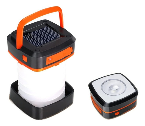 Linterna Solar Plegable Para Acampar 3 Modos De Luz