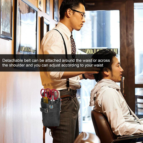 Nuevo Tijeras De Pelo Bolsa De Corte Profesional Retro
