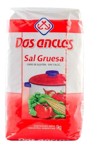 Sal Gruesa Dos Anclas Paquete De 1 Kg