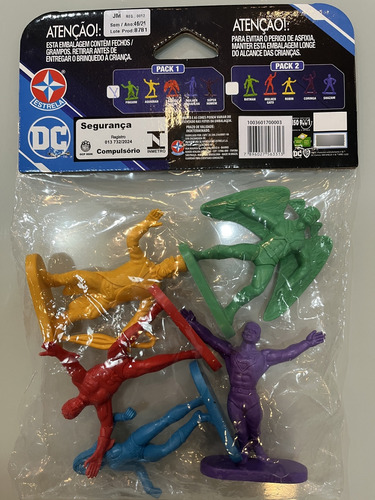 10 Herois Dc - Estrela-americanas - Pack 1 E 2