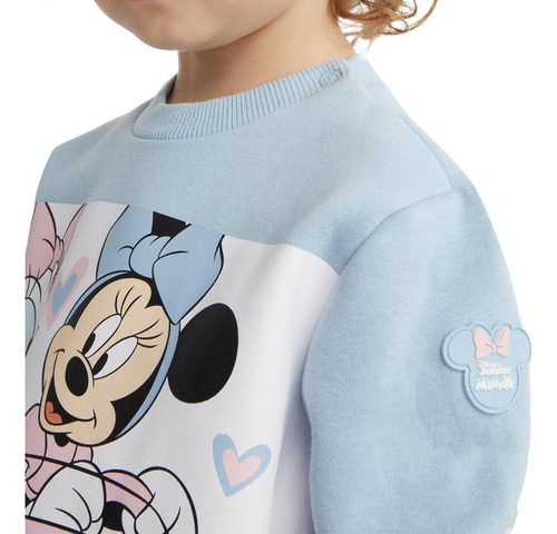 Conjunto/traje Toddler Minnie Mouse Min2 Azul Para Beba