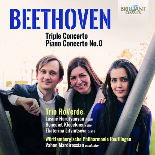Triple Concierto De Beethoven/trio Roverde En Do 56 Y Cd Par