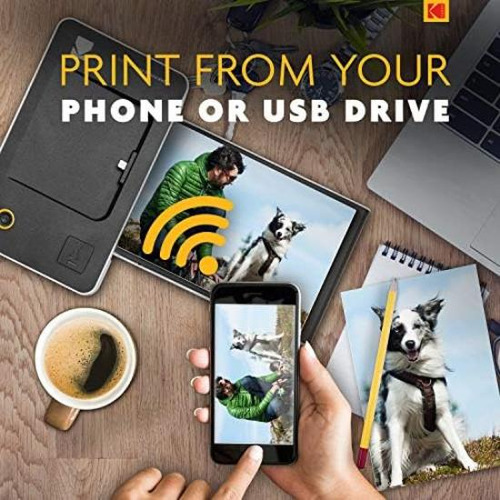 Kodak Dock E Impressora Fotográfica Instantânea Portátil Wi