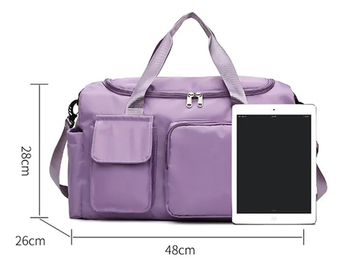 Con Compartimento Para Zapatos Bolsa De Viaje Fitness Bag