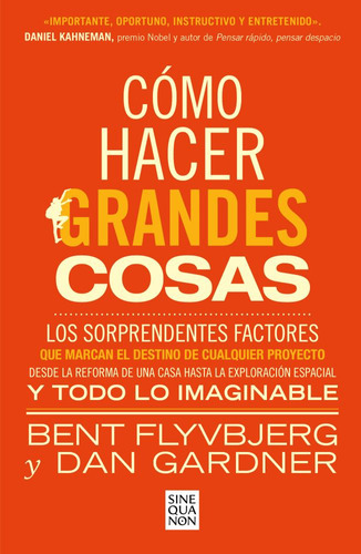 Como Hacer Grandes Cosas, De Bent Flyvbjerg. Editorial Edic