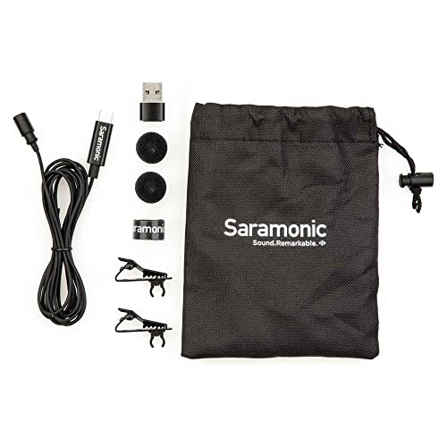 Saramonic Micrófono Lavalier Profesional Para Dispositivos A