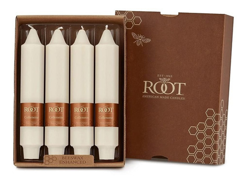 Root Candle Vela Cena 7.0 In 4 Color Marfil