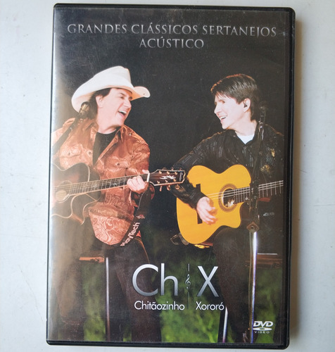 Dvd Chitãozinho & Xororó Grandes Clássicos Sertanejos Acústi