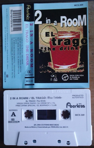 2 In A Room The Drink El Trago Cassete Single Raro 1993 