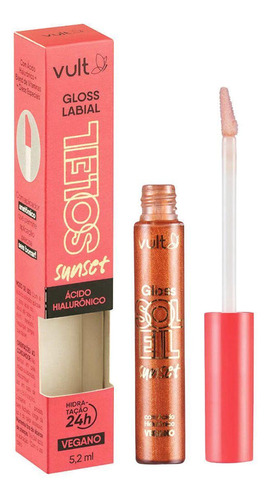 Gloss Labial Vult Soleil Sunset Bronzeada 5,2ml